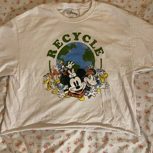 recycle disney crop top